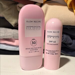 Glow Recipe Watermelon Glow Dew Shield & Dew Balm Duo - Pink